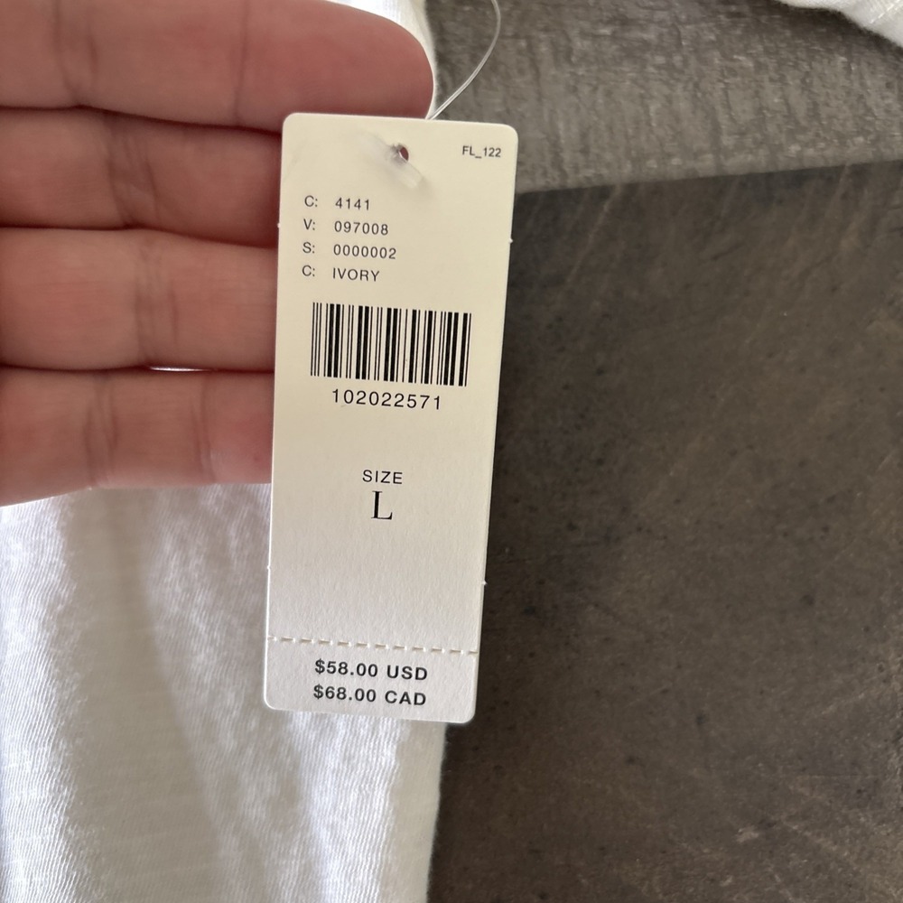 Anthropologie T-shirt What's In My Bag Size Large NWT oversized Lyrebird - Picture 5 of 12